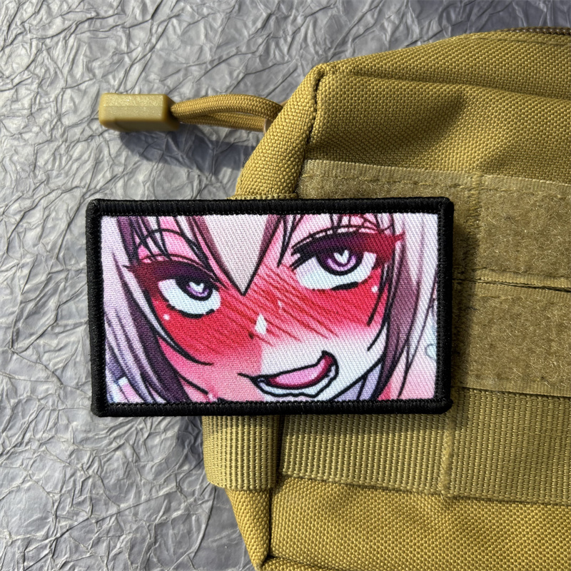 Urban Backpack Tactical - アニメパス衣類プリント士気バッジフックとループ戦術軍事パッチバックパックステッカー腕章
