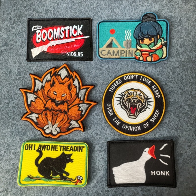 漫画動物戦術パッチ刺繍フックとループ士気バッジ軍事パッチバッ - Urban Backpack Tactical のレビューと価格