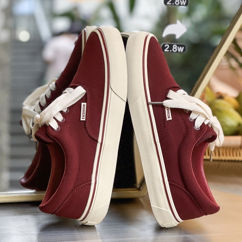 男性クラシックキャンバスシューズカジュアルロートップスニーカ - Vans Shoes Old Skool のレビューと価格