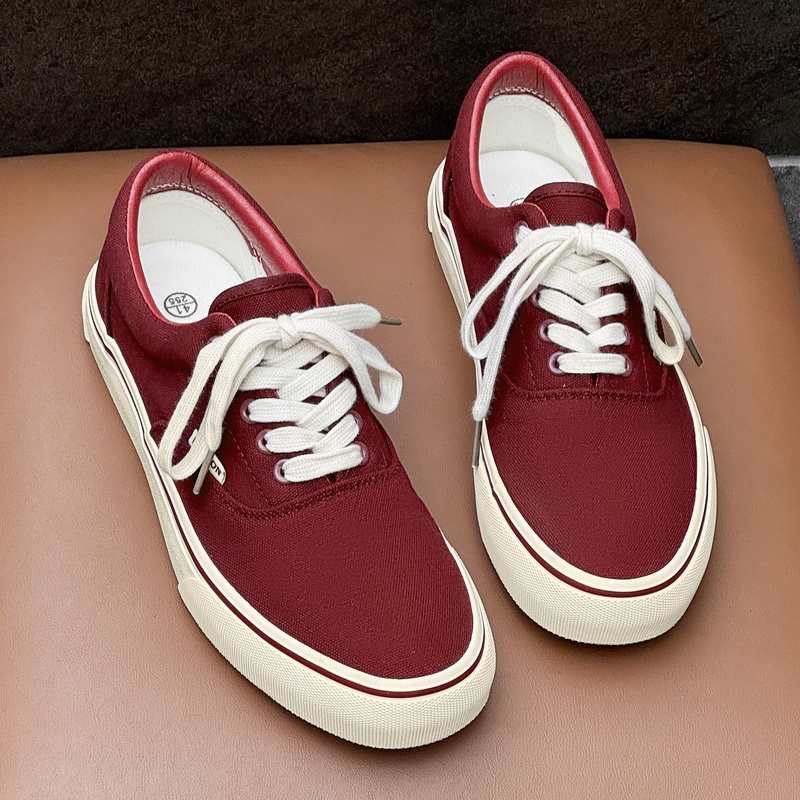 男性クラシックキャンバスシューズカジュアルロートップスニーカ - Vans Shoes Old Skool のレビューと価格